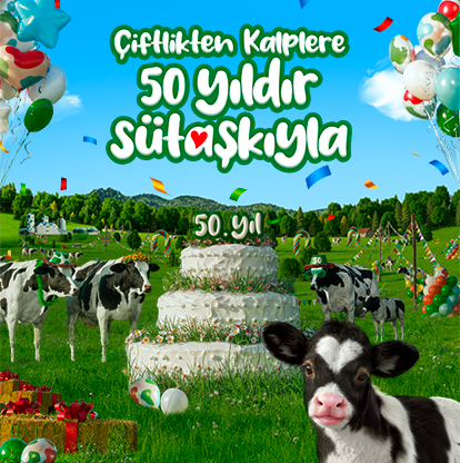 Çiftlikten Kalplere 50 Yıldır Sütaşkıyla